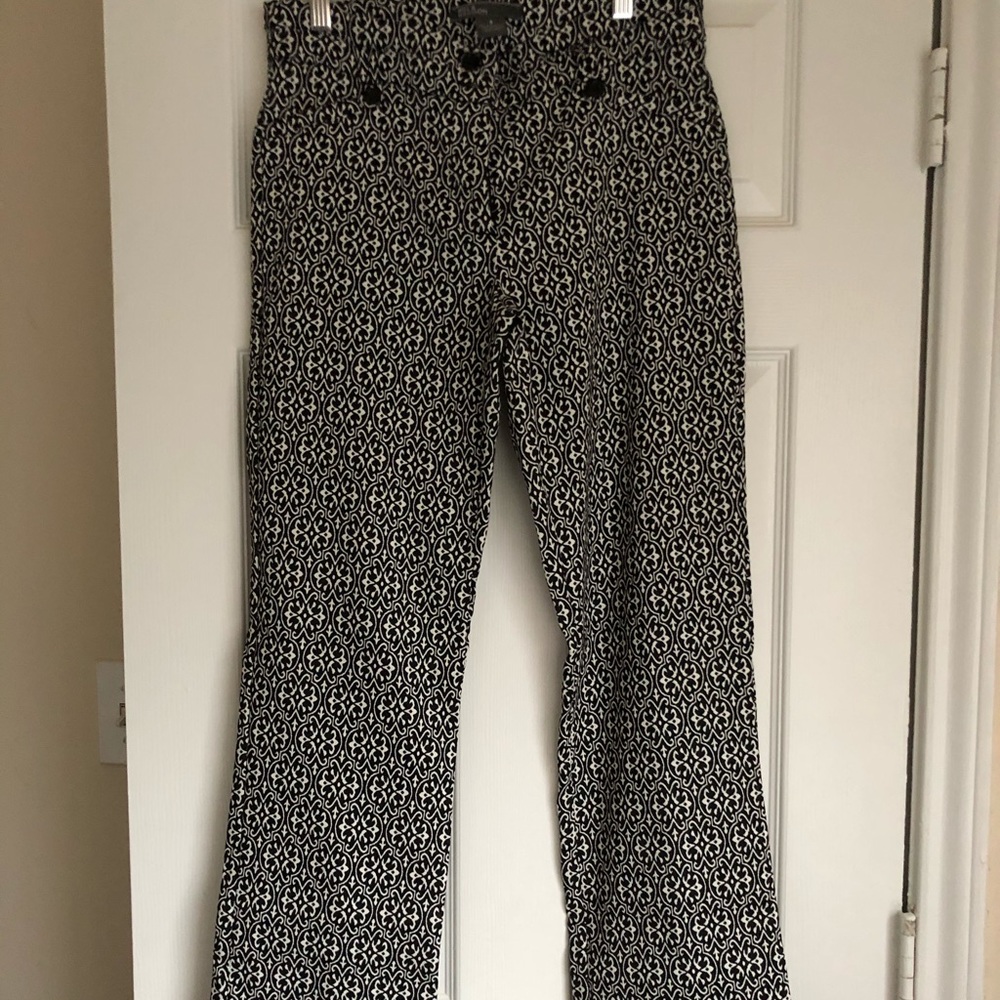 Black and white slacks!